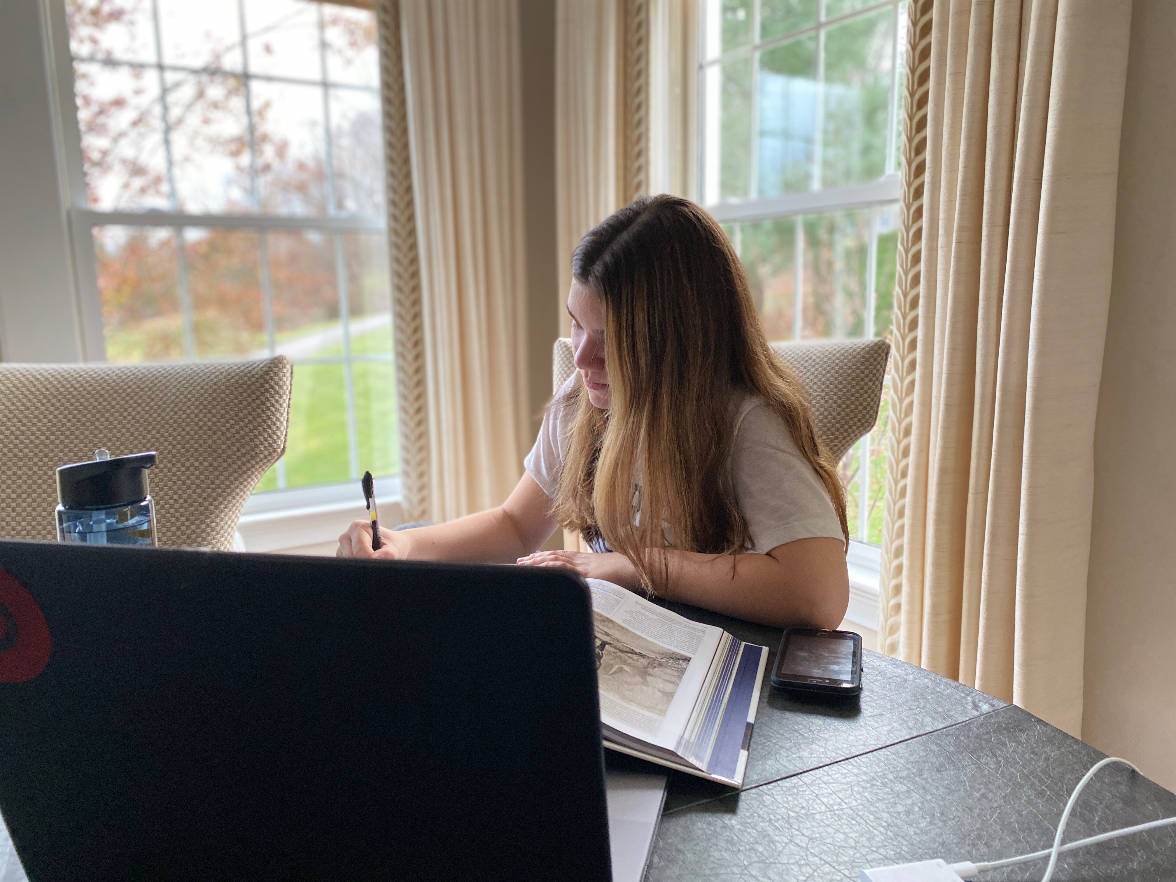 03 Studying at Table